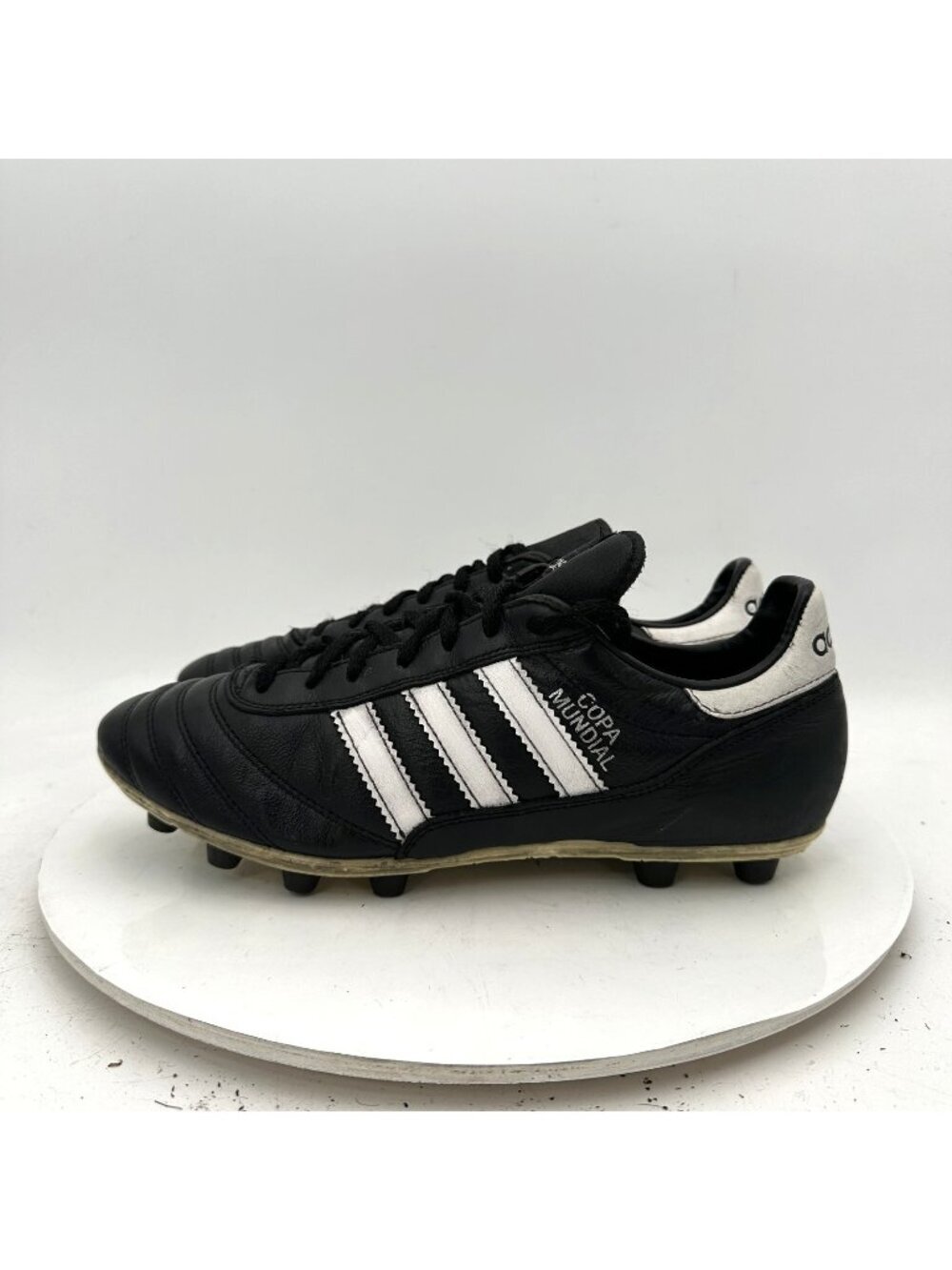 Adidas Copa Mundial Men Size 7 015110 Black White Leather Soccer Cleats Shoes